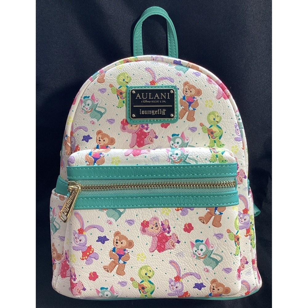 Loungefly Duffy and Friends Aulani Disney Resort &‎ Spa Parks Mini Backpack NEW